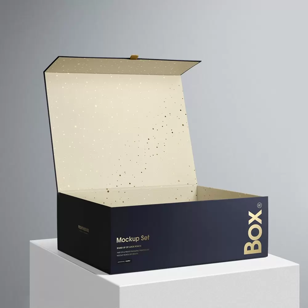 Thumbnail of branded magnetic cardboard box sample